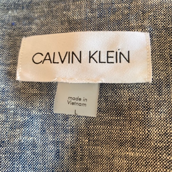 Calvin Klein Linen Zip Jacket NWT - Picture 5 of 9